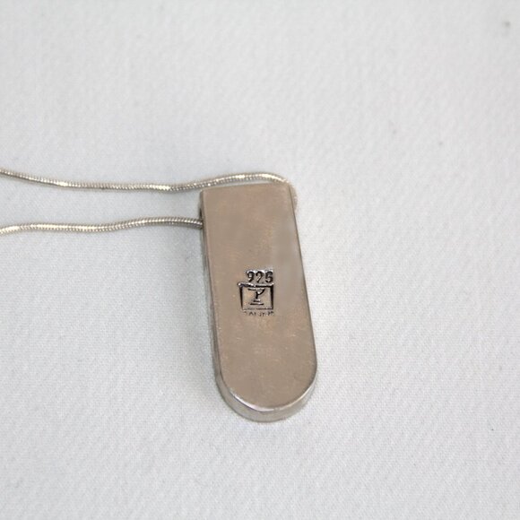 Sterling Silver Arrow-Heart-Swirl Pendant Necklace. RARE  Intriguing - Picture 7 of 10